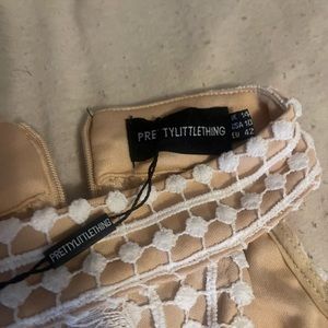 White bridal shower dress